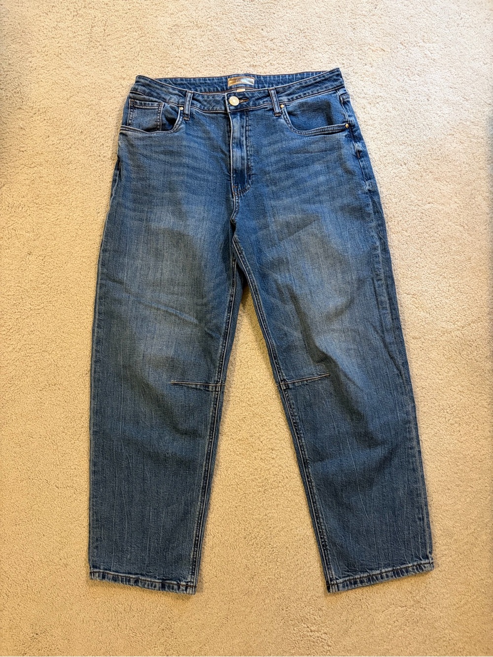 Kut from the Kloth Ashley Slouchy Barrel High Rise Jeans Size 10